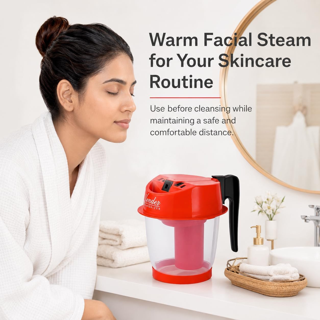 Wonder Vaporizer Steam Inhaler For Cold Relief, Nasal Congestion & Steam Therapy