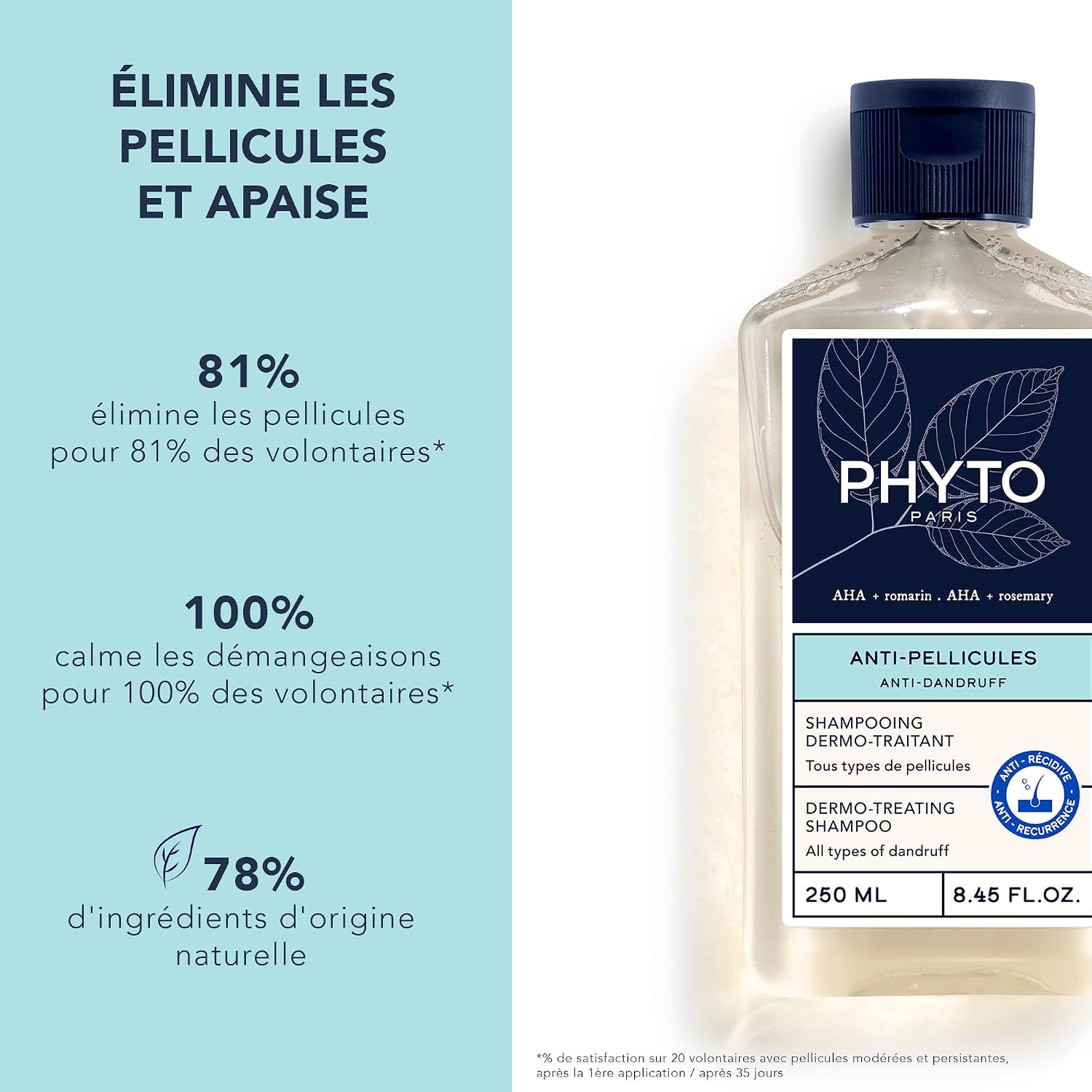 Phyto Dermo-treating Shampoo 250ml – Targeted Scalp Care