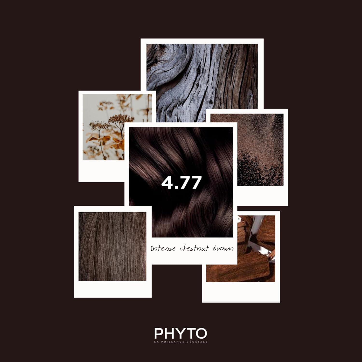 Phyto Color Permanent Hair Colour 4.77 – Rich Long-lasting Hair Colour