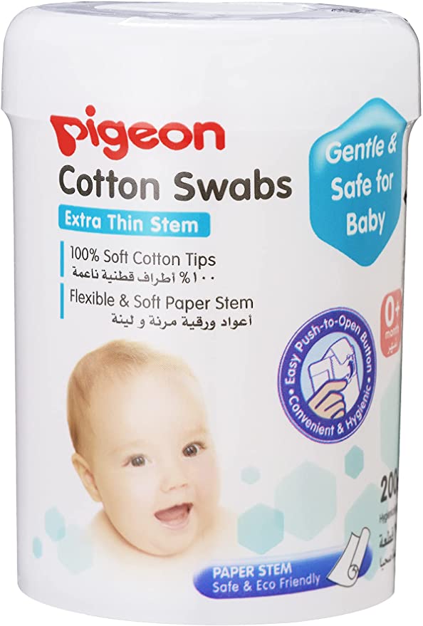 Pigeon Cotton Swabs- 200 Pack