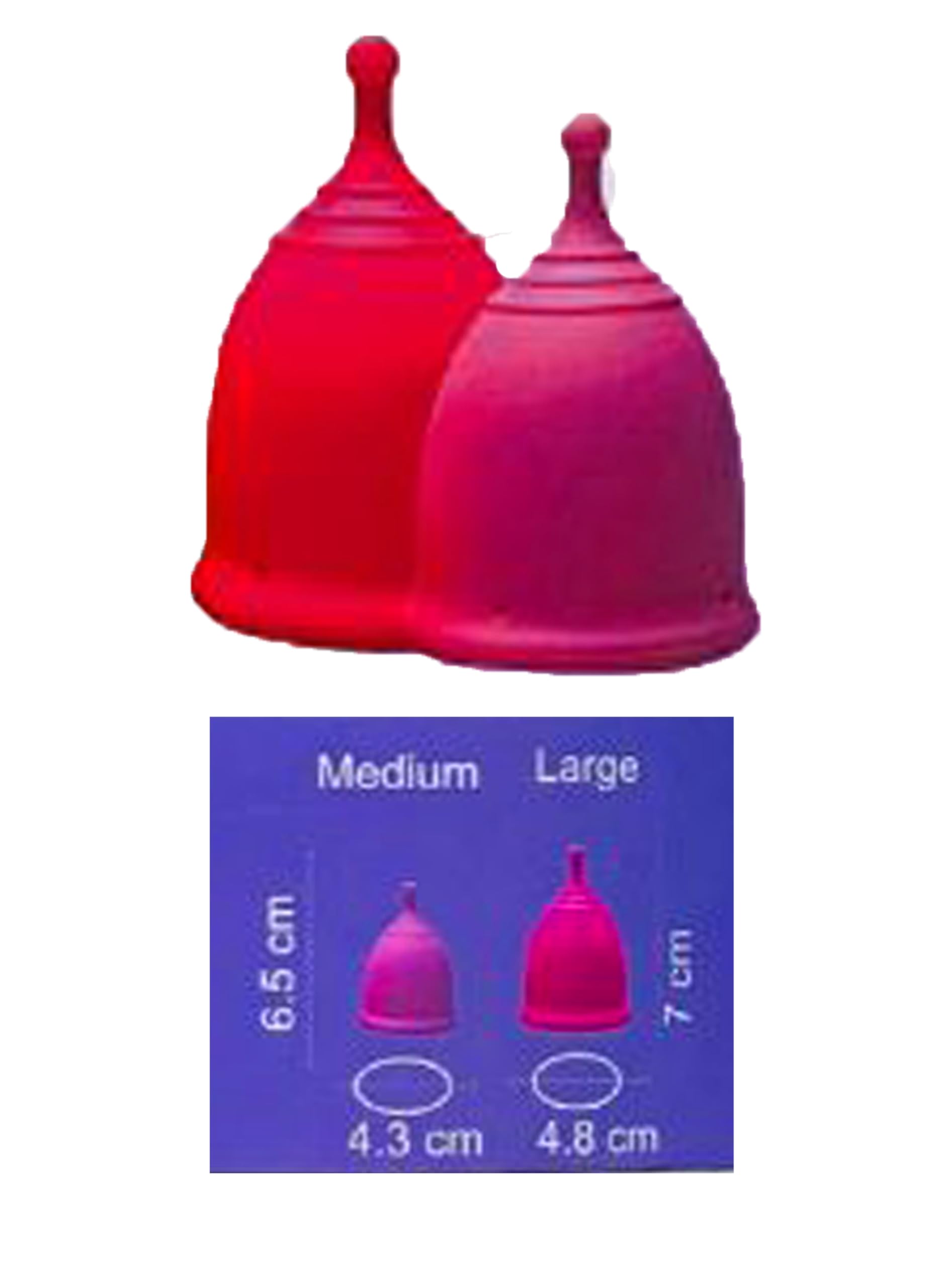 Dada Reusable Menstrual Cup (2 Pcs)