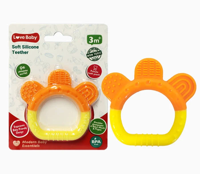 Love Baby Soft Silicone Teether (hand) 1’s (91894)