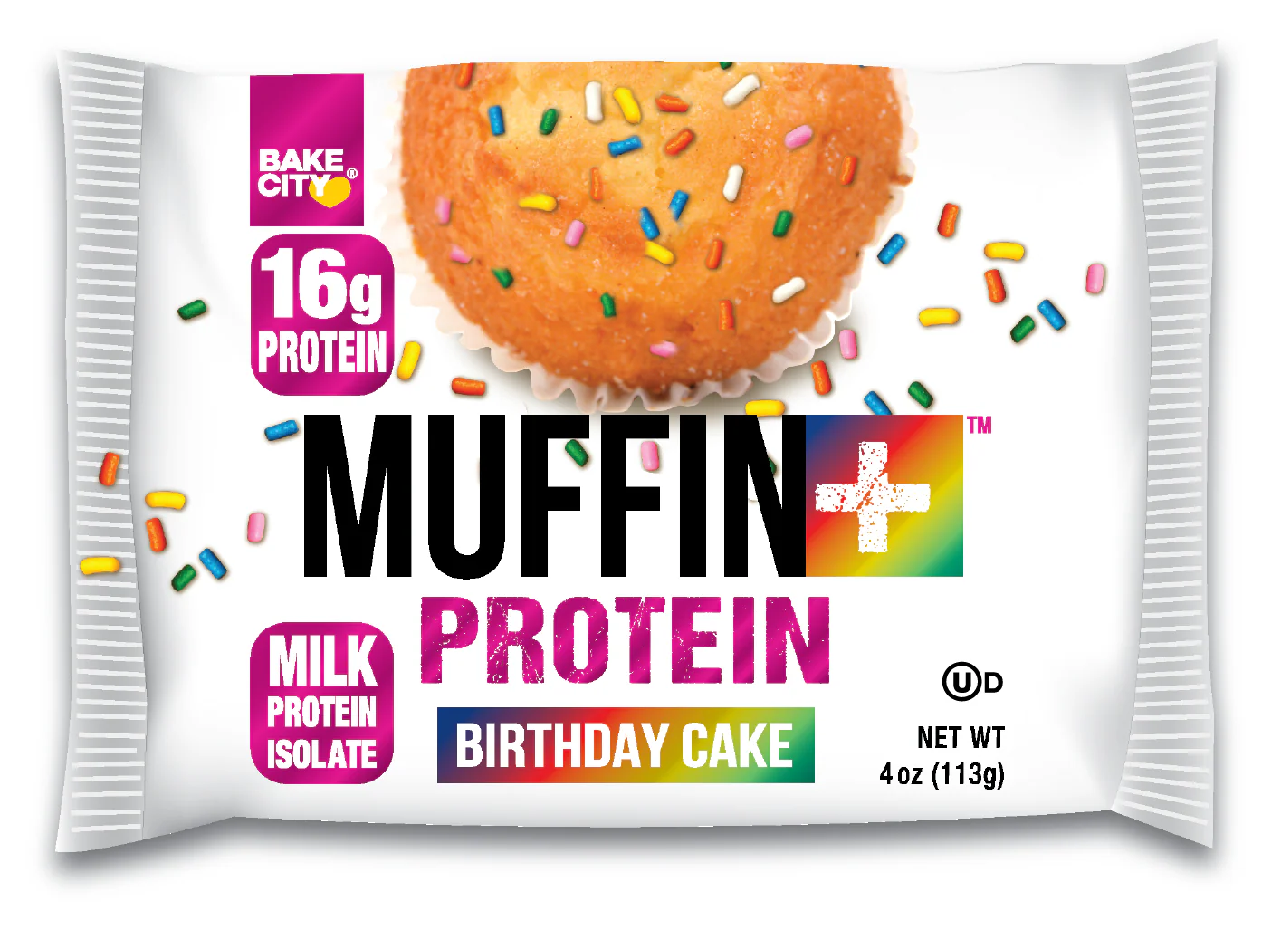 Bake City Birthday Cake Muffin 4oz