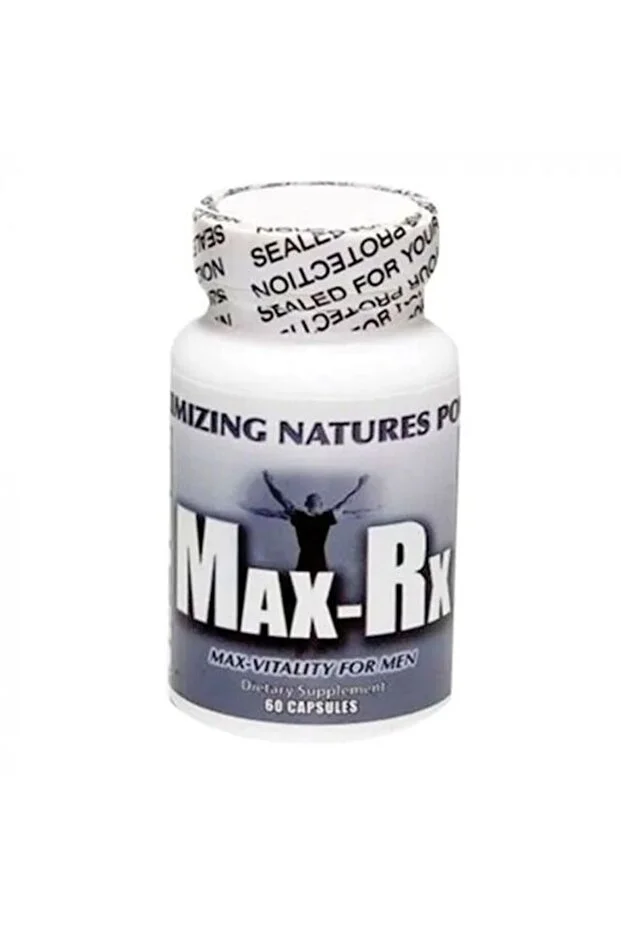 Max-rx Max Vitality For Men Capsules, 60 Capsules (1018)