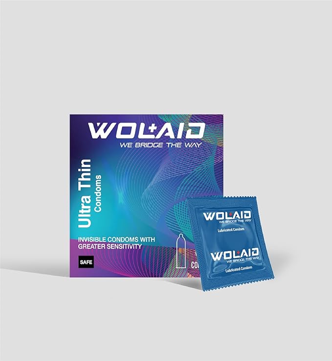 Wolaid Ultra Thin Condom, 3 Pack
