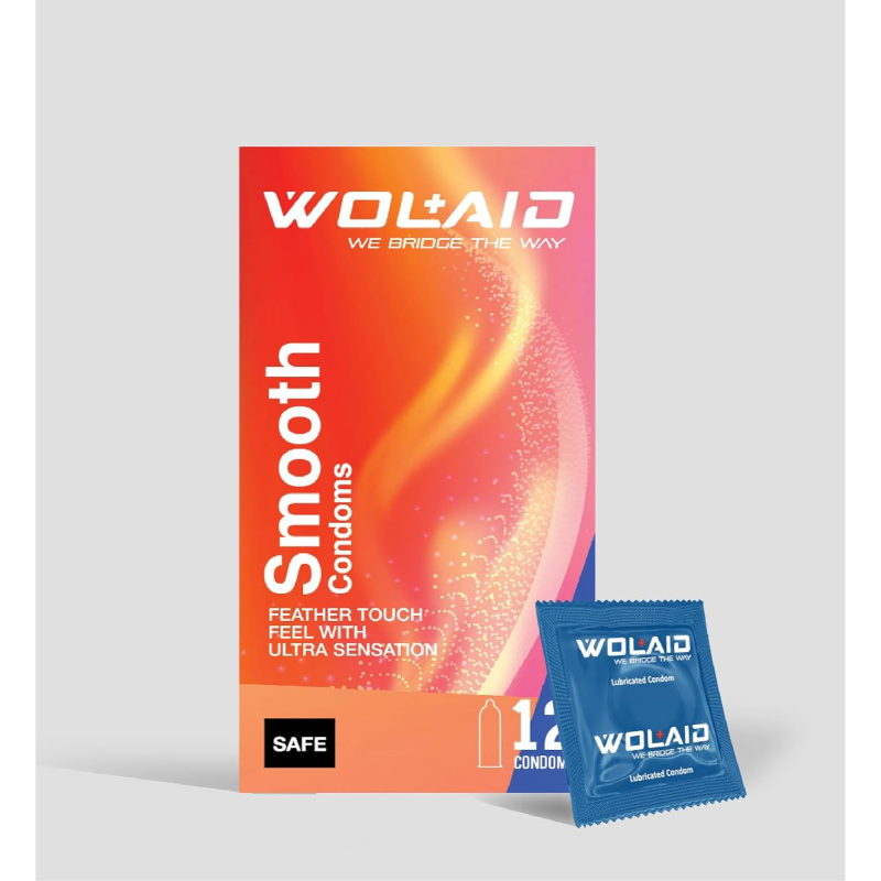 Wolaid Smooth Condoms, 12 Pieces (1082)