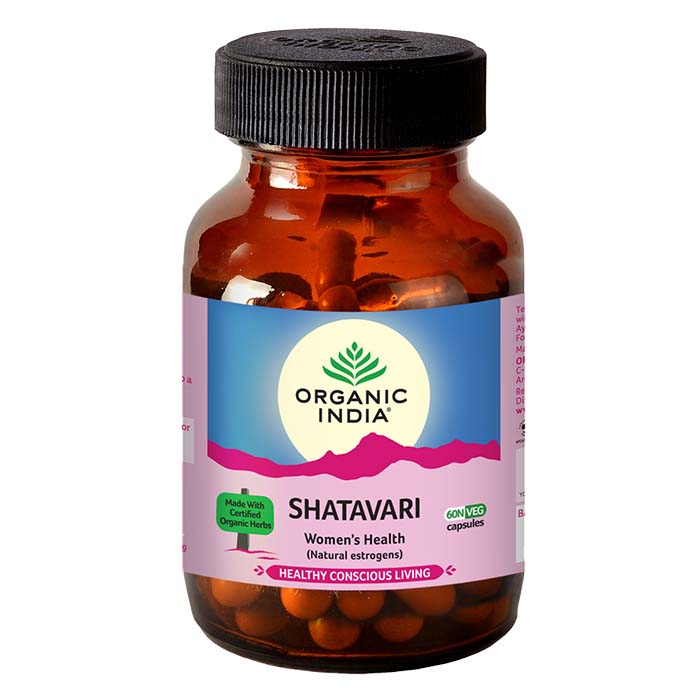 Organic India Shatavari Hormonal Balance Capsules (90 Caps)