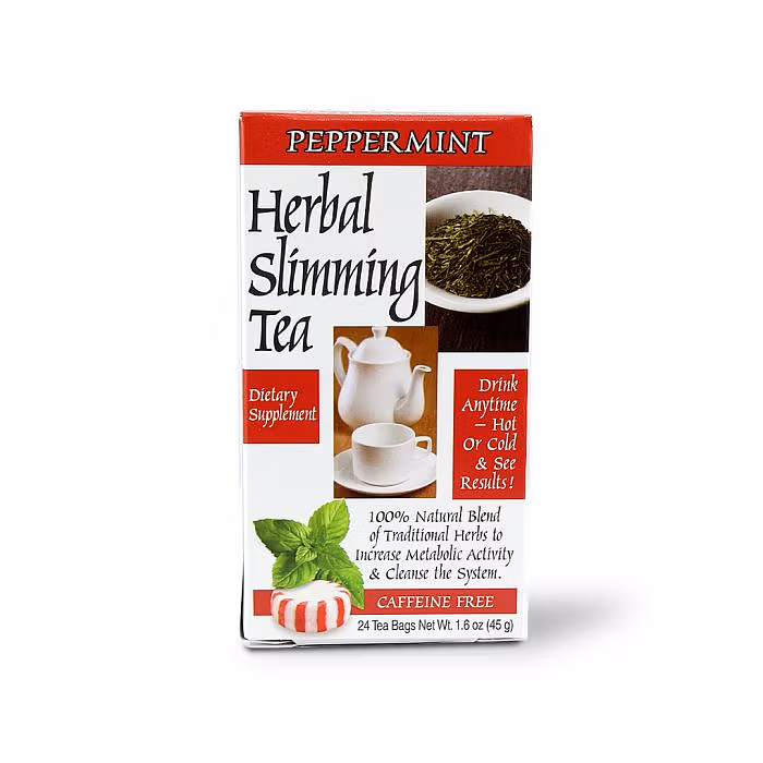 21st Century Slimming Tea Peppermint Flavor, 24 Tea Bags