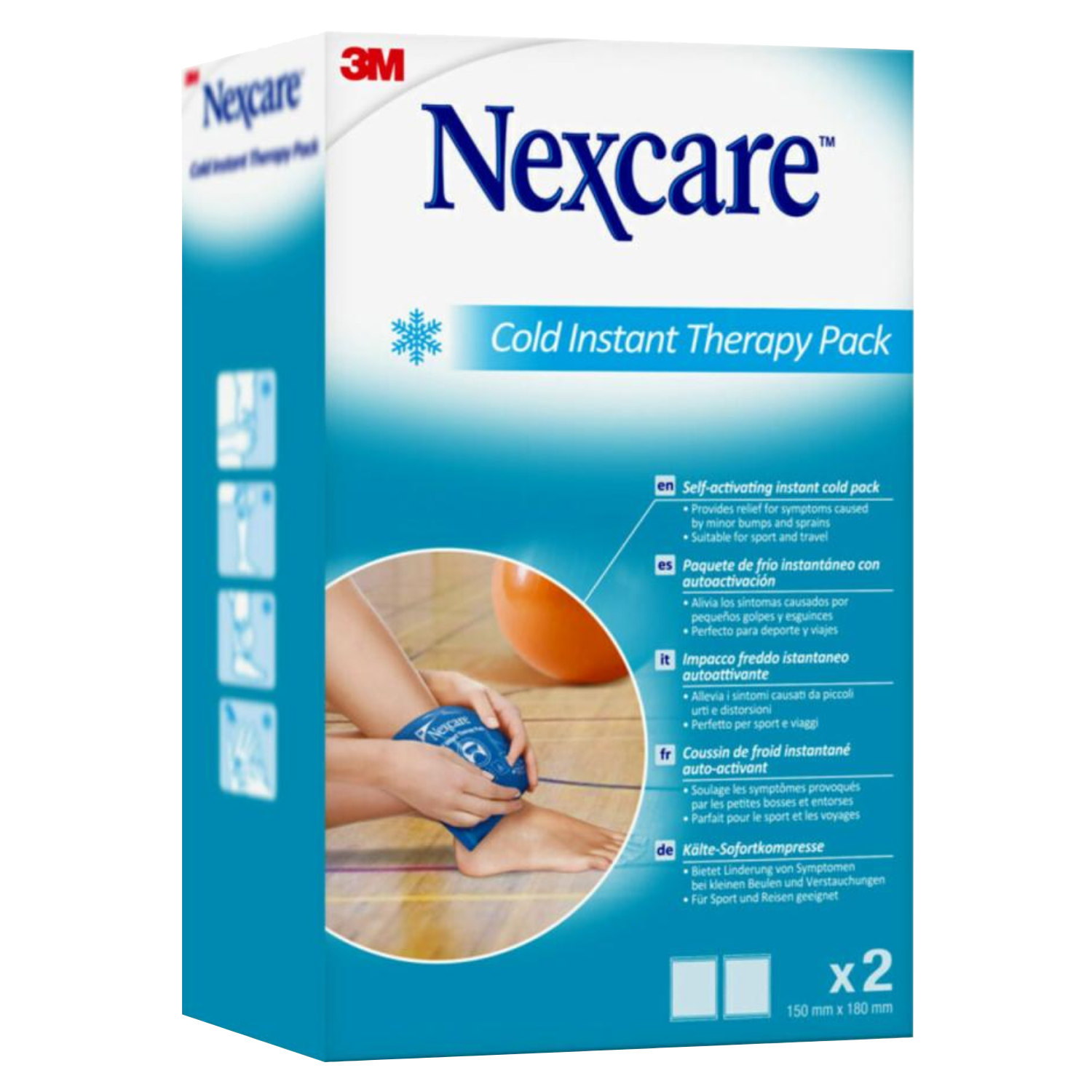 3M Nexcare Cold Instant Therapy Pack, 2/Pack-N1574Du