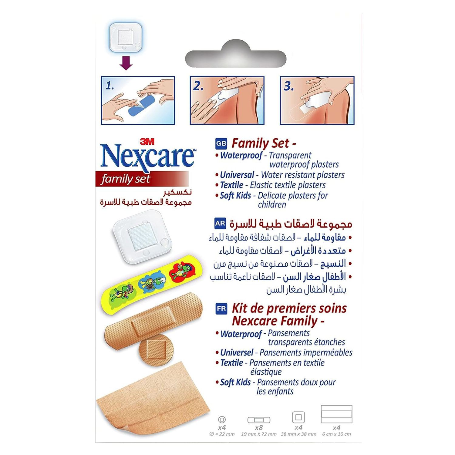 Nexcare Fs-20 Family First Aid Pack 12/box