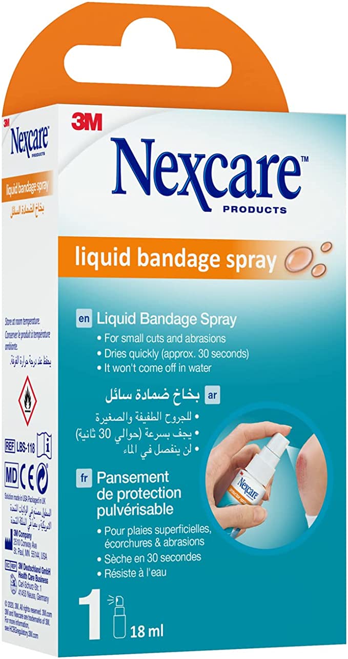 3M Nexcare Lbs-118 Liquid Bandage Spray 18ml