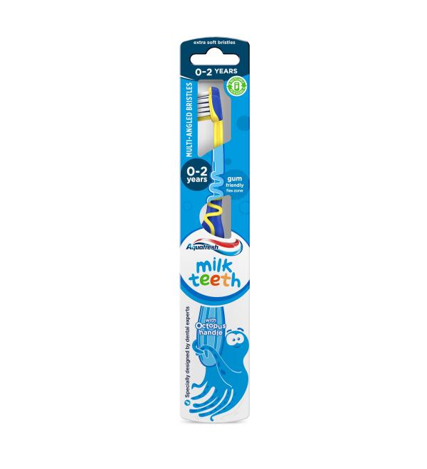 Aqua Fresh Toothbrush Milk Teeth Soft For Ages 0-2 (Aqf-033-0)
