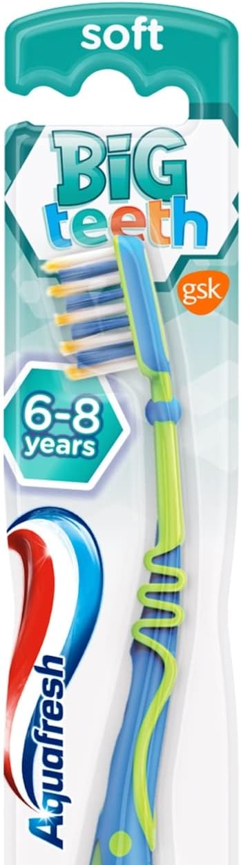 Aqua Fresh Big Teeth Soft Toothbrush, 6+ Years (031)