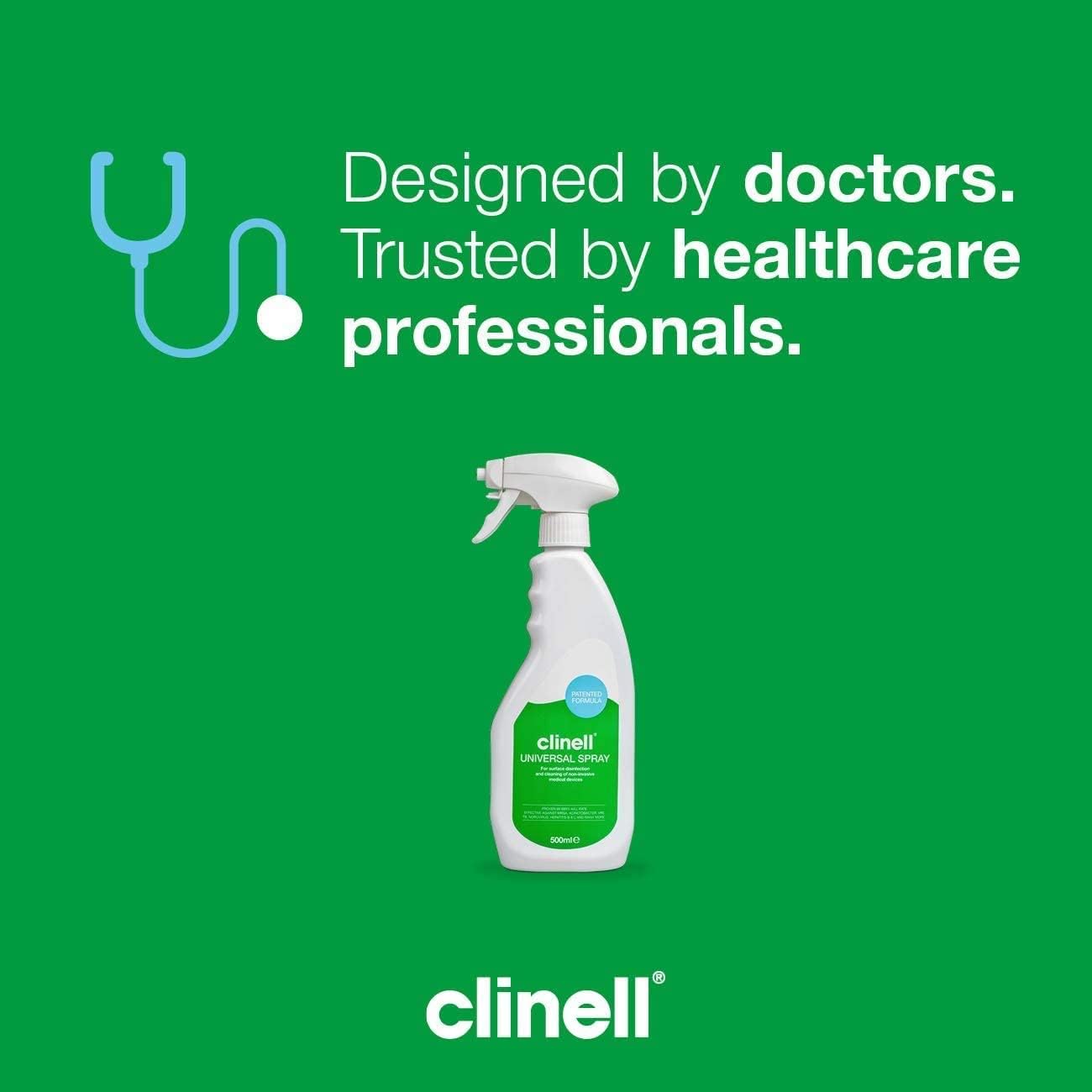 Clinell Universal Disinfectant Spray 750ml For Surface Cleaning & Disinfection