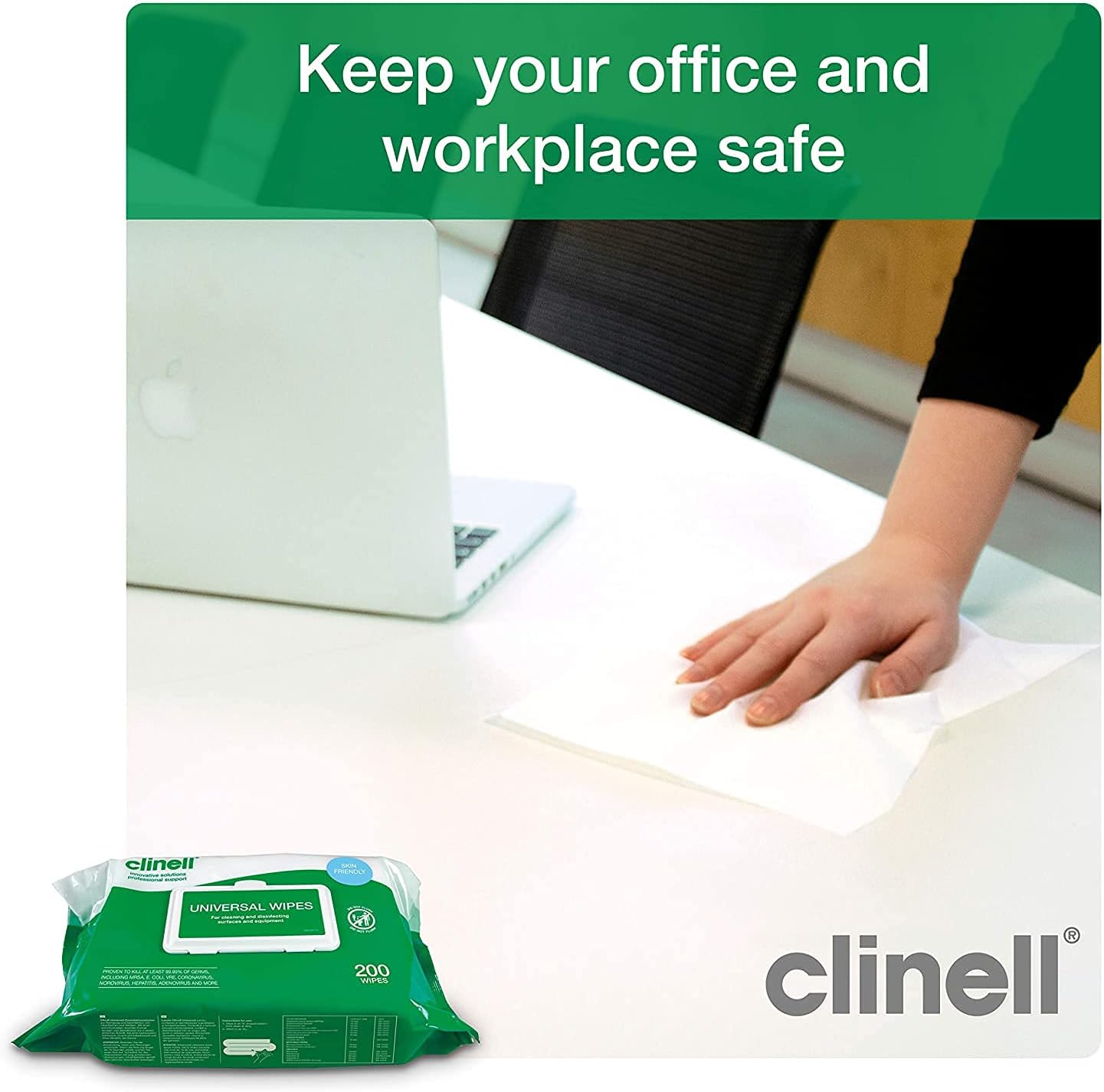 Clinell Universal Wipes (200 Wipes) Per Pack