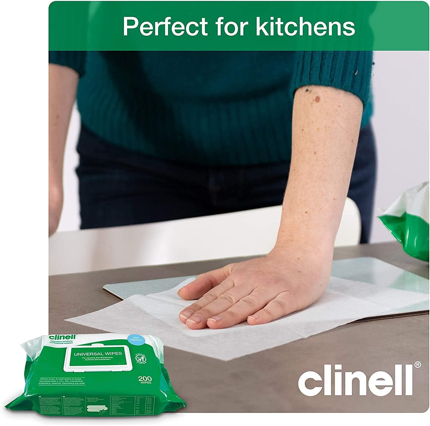 Clinell Universal Wipes (200 Wipes) Per Pack