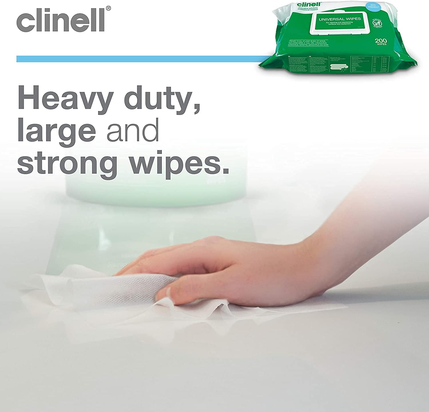 Clinell Universal Wipes (200 Wipes) Per Pack