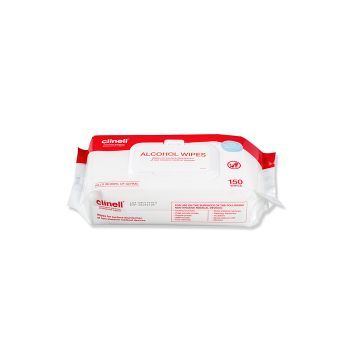 Clinell Alcohol Wipes Pack Of 150’S