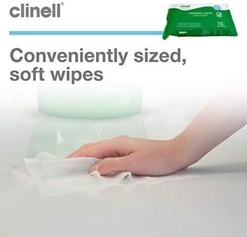 Clinell Universal Sanitising Wipes Pack Of 200 For Surface & Medical Equipment Disinfection