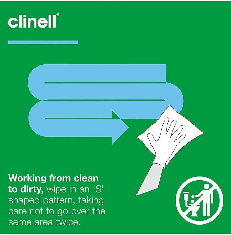 Clinell Universal Sanitising Wipes Pack Of 200 For Surface & Medical Equipment Disinfection