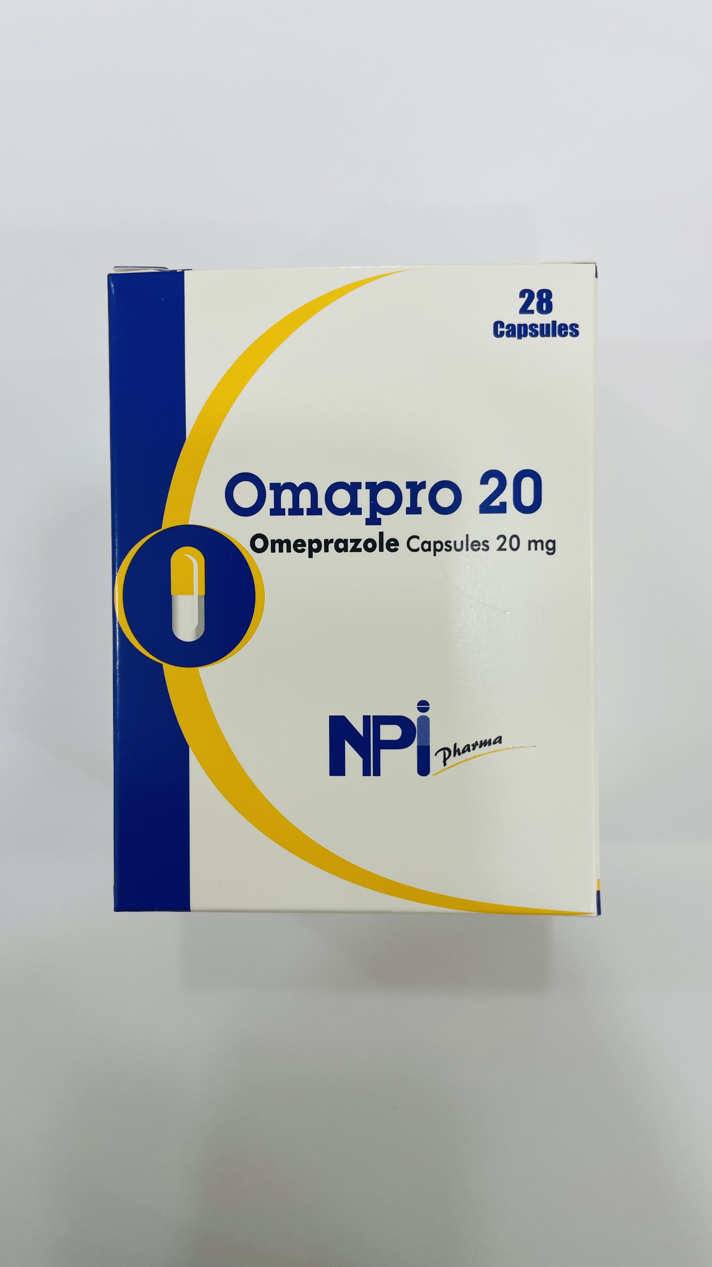 Omapro Omeprazole 20mg Capsules 28's – Relief Of Acid Reflux & Heartburn
