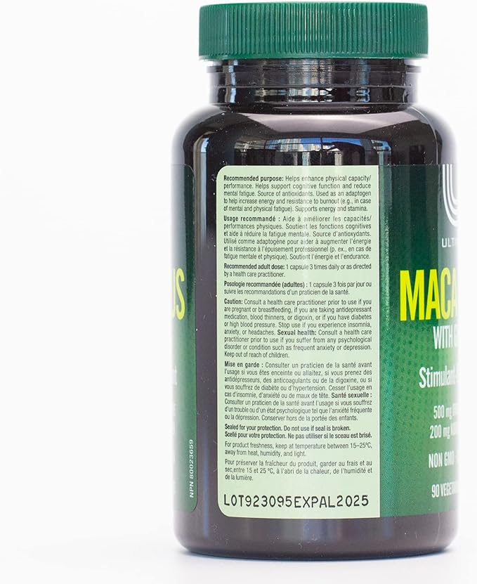 Ultimate Maca Plus With Ginseng Capsules 90`S