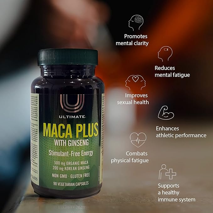 Ultimate Maca Plus With Ginseng Capsules 90`S