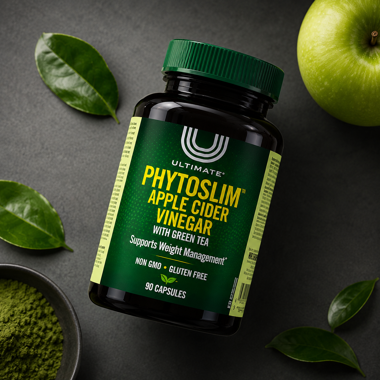 Ultimate Phytoslim Apple Cider Vinegar with Green Tea Capsules 90's