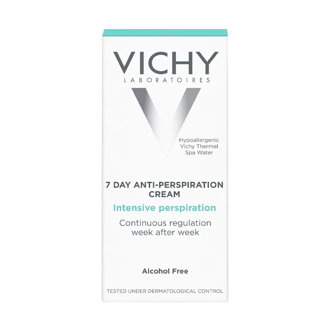 Vichy 7 Days Anti-perspirant Deodorant Cream 30ml – Long-lasting Perspiration Control