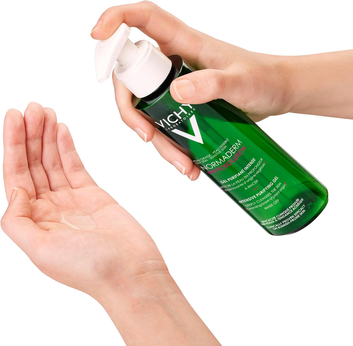 Vichy Normaderm Phytosolution Intensive Purifying Gel 400ml – Reduces Excess Oil & Cleanses Blemish-prone Skin