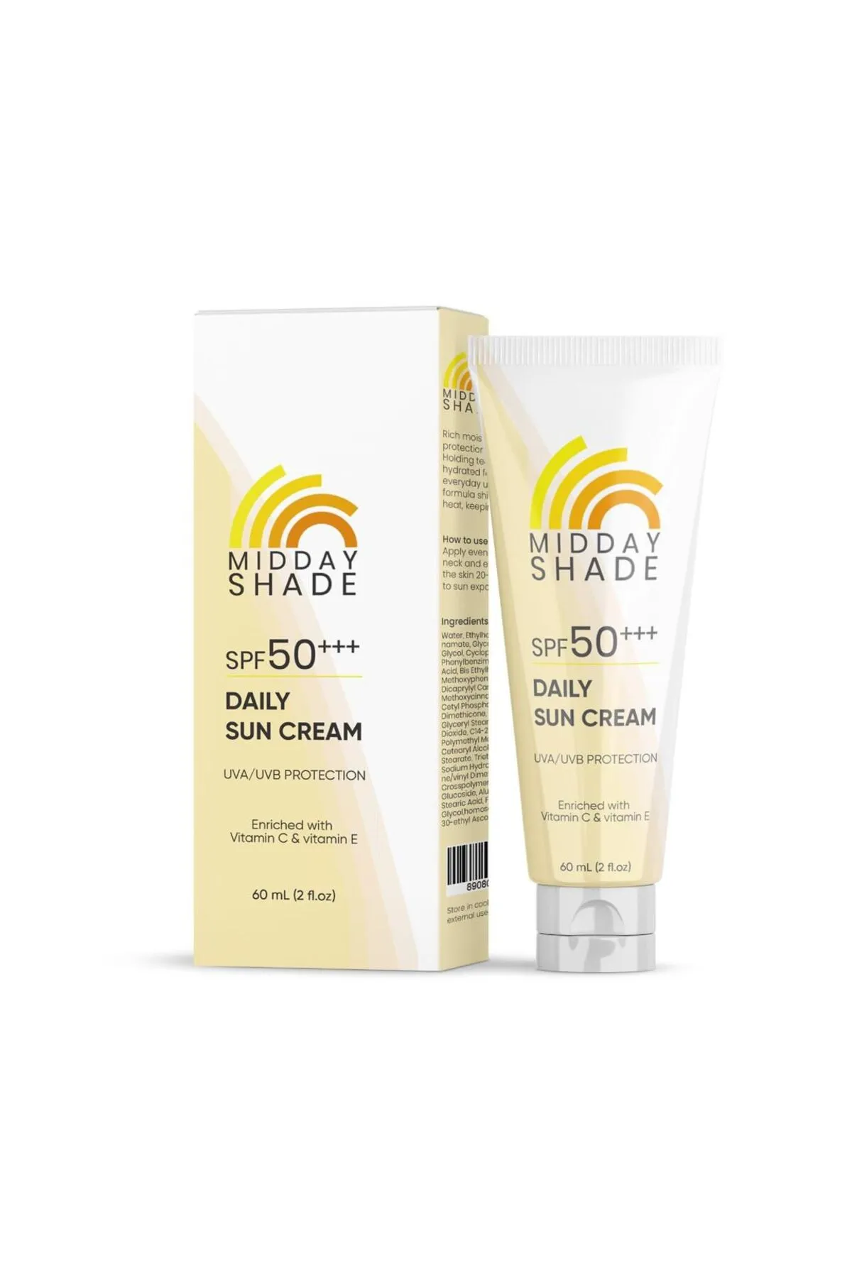 Midday Shade Ultra-protection Sunscreen Spf50+++ Cream, 60ml