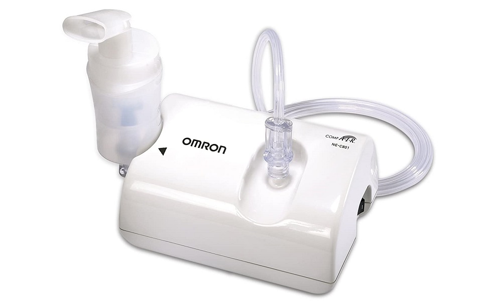 Omron CompAir® NE-C801S Compressor Nebulizer (UK) with V.V.T. Technology, 5-Year Warranty for Adults & Children