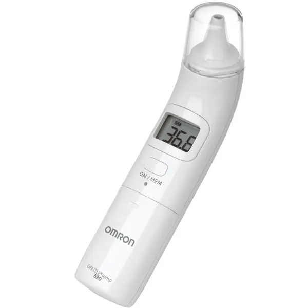 Omron Gentle Temp 520 Ear Thermometer, Model Gt-520