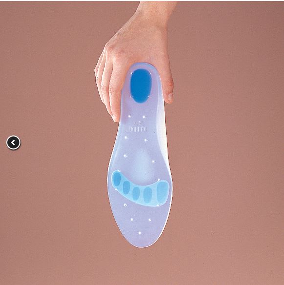 Makida Silicone Full Insole With Arch Elevation, Size Large, Hfos3007Z
