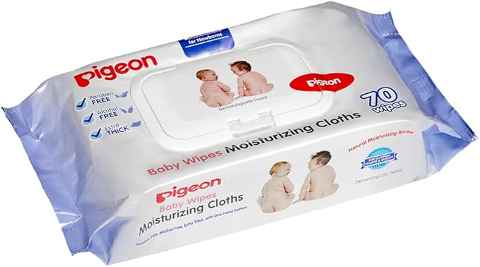 Pigeon Baby Wipes Moist (70 Sheets)