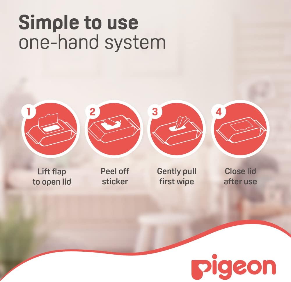 Pigeon Baby Wipes Moist (70 Sheets)