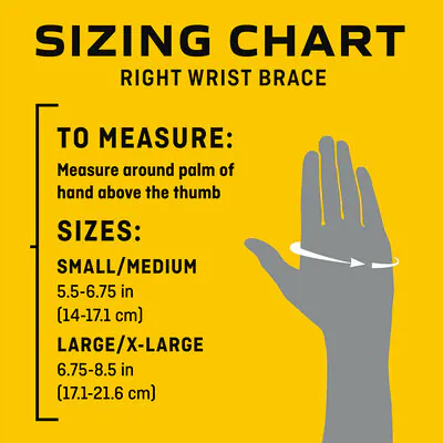 Futuro Energizing Wrist Support Right Hand- S-M