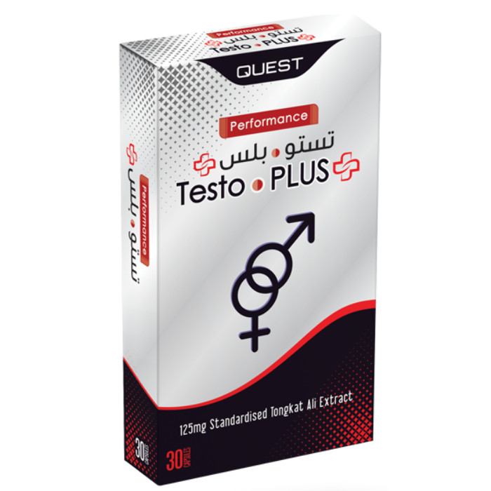Testo Plus Capsules For Men's Vitality & Performance Support 30's