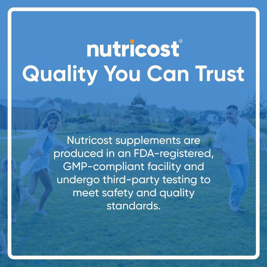 Nutricost N-acetyl L-cysteine 600mg Capsules For Antioxidant & Liver Support 180's