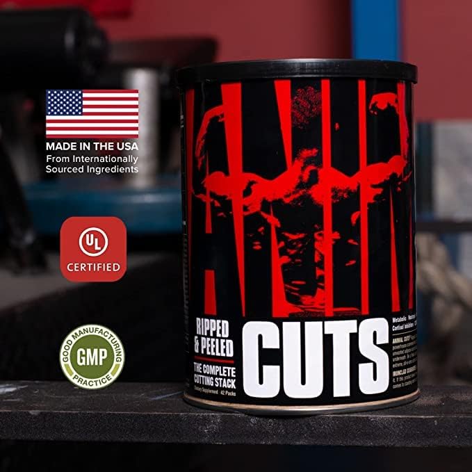 Universal Nutrition Animal Cuts For Metabolism & Fat Burning Support 42 Packs