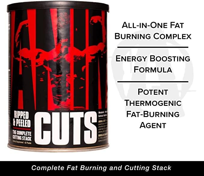 Universal Nutrition Animal Cuts For Metabolism & Fat Burning Support 42 Packs