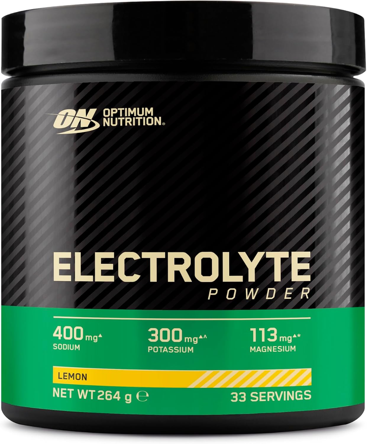 Optimum Nutrition Electrolyte Powder Lemon 264g – Zero Sugar Hydration & Electrolyte Support