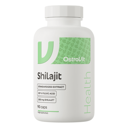 Ostrovit Pharma Shilajit 250mg 90 Capsules – Fulvic Acid Supplement For Daily Vitality Support