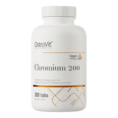 Ostrovit Chromium 200mcg 200 Tablets – Supports Macronutrient Metabolism & Normal Blood Glucose