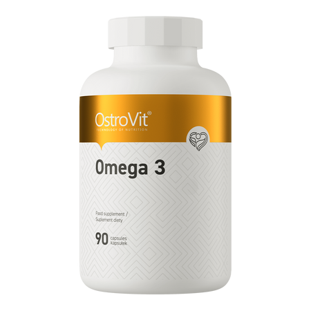 Ostrovit Omega 3 Fish Oil 1000mg 90 Softgels – Epa & Dha For Heart Health Support