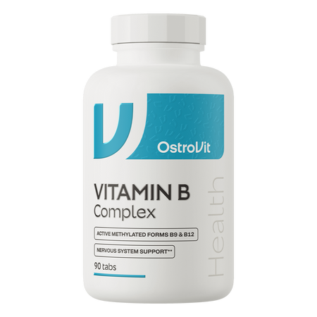 Ostrovit Vitamin B Complex 90 Tablets – Supports Energy Metabolism & Nervous System Function