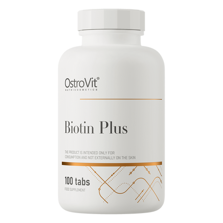 Ostrovit Biotin Plus 100 Tablets – Supports Healthy Hair, Skin & Nails
