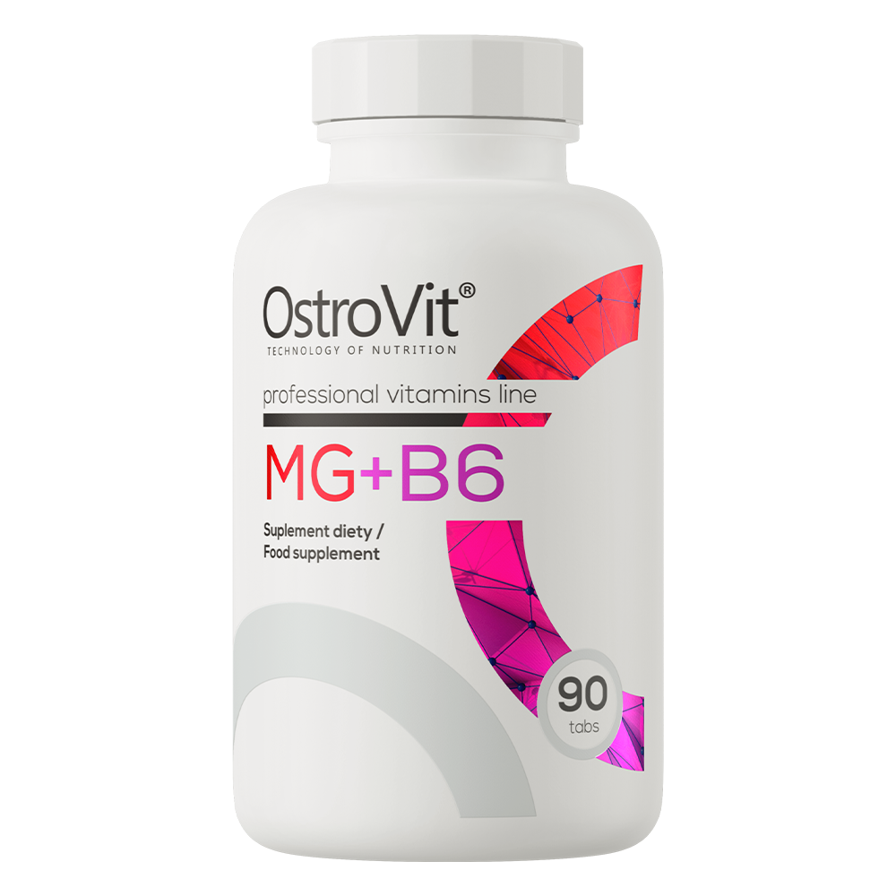 Ostrovit Mg + B6 90 Tablets – Magnesium Support For Muscles, Nerves & Reduced Tiredness