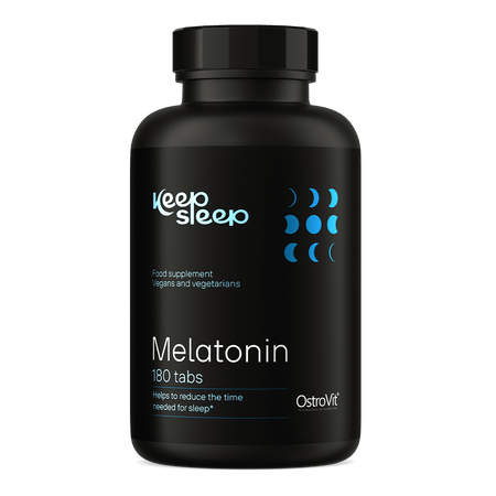 Ostrovit Keep Sleep Melatonin 1mg 180 Tablets – Helps Reduce Time Taken To Fall Asleep