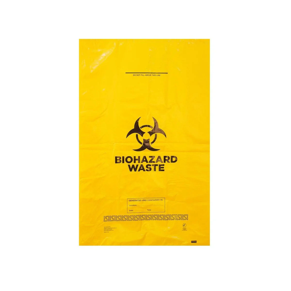 Biohazard Waste Disposal Bag, Medium 5's